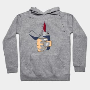 gas lighter classic design Hoodie